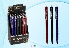 Автоматическая шариковая ручка PS-003 с чернилами на масл.основе: Piano;"FEATLY"; изящный,пластиковы