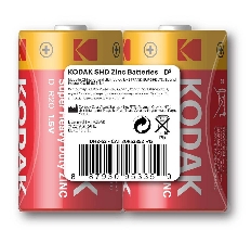 Батарейки Kodak R20-2S SUPER HEAVY DUTY Zinc [KDHZ 2S] (24/144/5616)