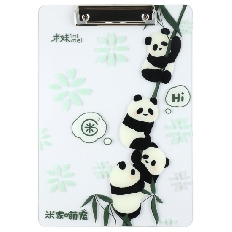 Планшет с зажимом А4 акрил 2мм КОКОС Панда 251376