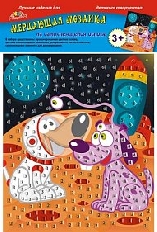 Самокл. мерцающая мозаика из мягк. пласт. А5 "Космические собаки"