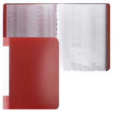 Папка 20 файлов 0,50мм 15мм KLERK торц карм 190872 красн