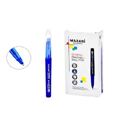 Ручка шариковая со стираемыми чернилами SERENO, СИНЯЯ, пулевидный пиш.узел 1.0мм, термочувствительны