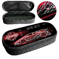 ПМК 37-22 Cyber car - пенал корпус,1 отдел,резинки на крышке,откид.планка с резинк, фольга ,220x90x5