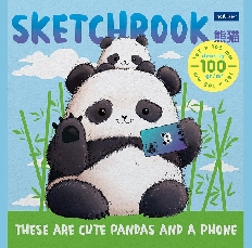"Premium" Блокнот SketchBook 40л А5ф 165х165мм без линовки 100г/кв.м на скобе Обл. мел.картон мат.ла