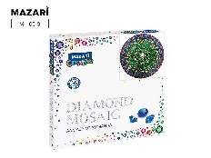 Алмазная мозаика M-10613 ОРНАМЕНТ 10 30х30 см ,1 дизайн,частичная выкладка,стразы разного размера,