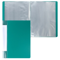 Папка 40 файлов 0,60мм 25мм торц карм KLERK 190891 зел