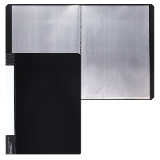 Папка 40 файлов 0,60мм 25мм торц карм KLERK 190889 черн