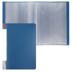 Папка 60 файлов 0,60мм 25мм торц карм KLERK 190895 син