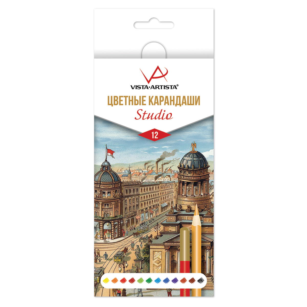 "VISTA-ARTISTA" Карандаш угольный VACP . твердый