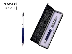 Ручка шариковая автоматическая STAND SBL, СИНЯЯ, пулевидный пиш. узел 0.7 мм, корпус металлический,