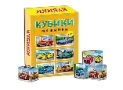 КУБИКИ ПЛАСТИКОВЫЕ 6 шт. МАШИНКИ (Арт.КО6-8032)