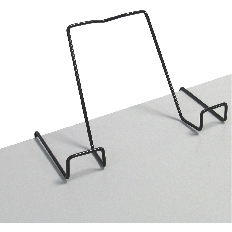 Подставка для книг металлическая, для парт толщиной до 20 мм (черная) ПКМ