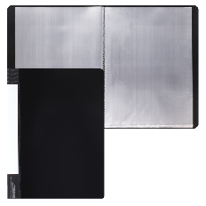 Папка 20 файлов 0,50мм 15мм KLERK торц карм 190869 черн