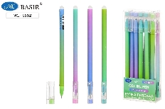 Ручка со стираемыми чернилами гелевая: цветной /градиентный переход цвета-ассорти/; толщина пишущего