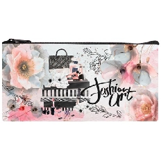 ПМП 17-20 Fashion art - пенал мягкий, ручка на карабине, ткань, дизайн