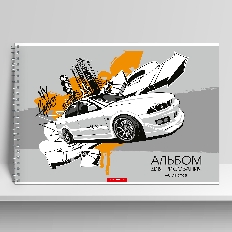 Альб д.рис 40л Wсп А4 13359-EAC метал пленка полн УФ лак Машина на металле