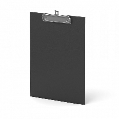 Планшет с зажимом ErichKrause Classic, черный, А4