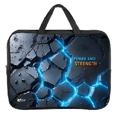 ПМД 2-20 Неоновый разлом -папка менеджера А4(ручка - тесьма),п/э с диз.,  350х265x45 мм