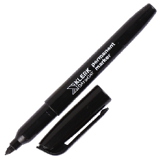 Маркер перманентный пулевидный 3мм KLERK DAY to DAY 211881 черный