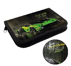 ПКК 07-19 Зелёное авто - пенал л/т 1-отдел. большой 190*130, откидная планка