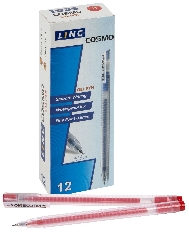 Ручка гел. Linc COSMO 0,5 мм красн. кругл. корп.