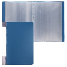 Папка 30 файлов 0,50мм 15мм торц карм KLERK 190880 син