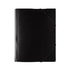 "Expert Complete" Классика (Classic) Папка на резинке A5 500 мкм 25 мм песок . черный EC23444511
