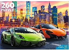 ПАЗЛЫ 260 элементов. РОСКОШНЫЕ АВТОМОБИЛИ В МЕГАПОЛИСЕ (Арт. Ф260-0183)