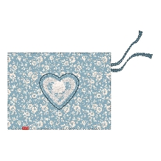 Подкладка настольная текстильная ErichKrause® Lacey Heart, A3+