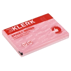 Блок самоклеящийся 51*76 100л KLERK 206896 Pastel розовый