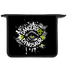 ПТ- 73 Глаз динозавра -папка д/тетр. А5 на молнии, дизайн с двух сторон