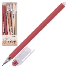 Ручка гелевая Пиши-стирай 0,5 игольч Morandi 231510 КОКОС син пл/уп ассорти 4 вида