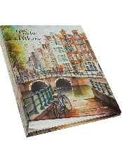 Фотоальбом на 40 фото 10*15, 20 л.с фольг.тисн. 11.5 x 17.5cm "Осенняя Венеция"(собс.разр) ФР-1313