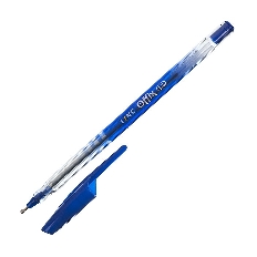 Ручка шарик. LINC OFFIX 1 мм синий прозрачный корпус