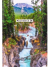 ЗАПИСНАЯ КНИГА А4 200л. УЩЕЛЬЕ В ЛЕСУ (200-5765) перепл. 7БЦ, глянц.ламинация