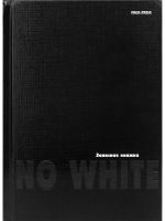 ЗАПИСНАЯ КНИЖКА А5 80л. NO WHITE (80-9569) 7БЦ, глянц.ламинир., лен, без линовки