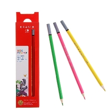 Набор цветных карандашей "Панда и друзья" акварельные 1/6 круглый диаметр 7,2мм  длина17