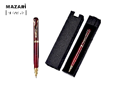 Ручка шариковая с поворотным механизмом PAULINE R, СИНЯЯ, пулевидный пиш.узел 0,7 мм, корпус металли