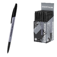 Ручка шариковая ErichKrause Slender Stick Grey 0.7, Super Glide Technology, цвет чернил чёрный (в ко