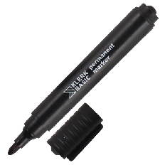 Маркер перманентный пулевидный 1,5-3мм KLERK Basic 200743/1 черный