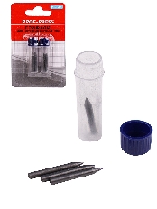 Грифели для чертежных инструментов (КЧ-0746) д 2мм, длина 17мм, 2 пенала по 4шт в карт. бл, кратно24