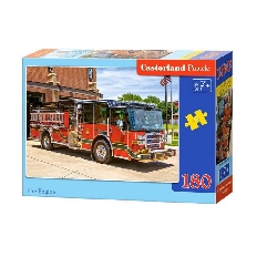 В-018352 Пожарная машина, 180 деталей, Castor Land