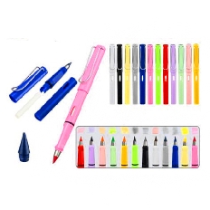 Набор цветных вечных карандашей с ластиком: функциональность вечного карандаша идентична обычному  к