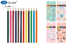 Набор цветных карандашей: "КОШКИ"; деревянные; шестигранный корпус; цветная упаковка с рисунком /асс