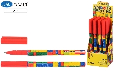 Ручка шариковая с чернилами на масляной основе: "VINSON Pop it"; матовый под soft, яркий корпус с ри