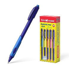 Ручка шариковая ErichKrause® ErgoLine® Kids, Ultra Glide Technology, цвет  чернил синий (в коробке п