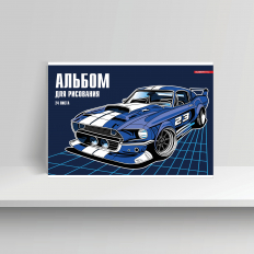 Альб д.рис 24л скр А4 15353-EAC текстура Синий мустанг