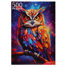ПАЗЛЫ 500 элементов. ВОЛШЕБНАЯ СОВА (арт. П500-0498)