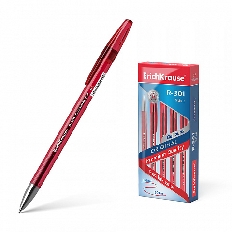 Ручка гелевая ErichKrause® R-301 Original Gel Stick 0.5, цвет чернил красный (в коробке по 12 шт.)