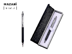 Ручка шариковая автоматическая STAND SB, СИНЯЯ, пулевидный пиш. узел 0.7 мм, корпус металлический, с